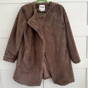 BB Dakota Tan Faux Fur Coat